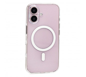 Чехол-накладка - SM047 SafeMag для "Apple iPhone 16" (transparent) (244687)#2163229
