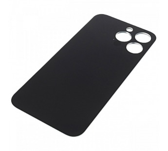 Задняя крышка для iPhone 14 Pro Max (черный) с широкими отверстиями#2164714