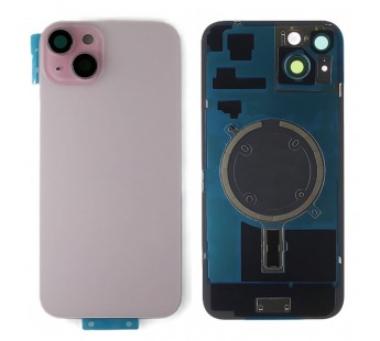 Задняя крышка для iPhone 15 Plus (розовый) в сборе, ориг#2165031