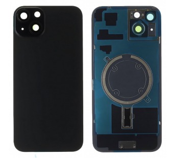 Задняя крышка для iPhone 15 Plus (черный) в сборе, ориг#2165029