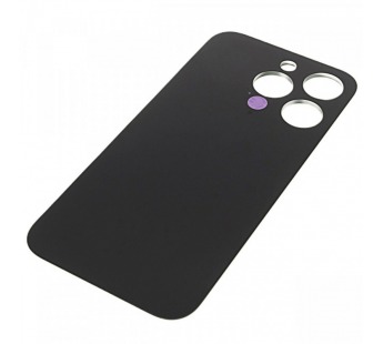 Задняя крышка для iPhone 15 Pro (черный) с широкими отверстиями,ориг#2165026