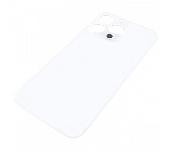 Задняя крышка для iPhone 15 Pro Max (белый) с широкими отверстиями,ориг#2165025