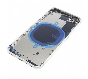 Задняя крышка для iPhone 8 (белый) в сборе, ориг#2165075