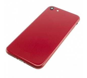 Задняя крышка для iPhone SE (2020) (красный) в сборе, ориг#2165058