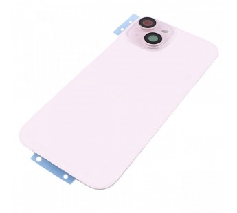 Задняя крышка для iPhone 15 (розовый) в сборе, ориг#2162957
