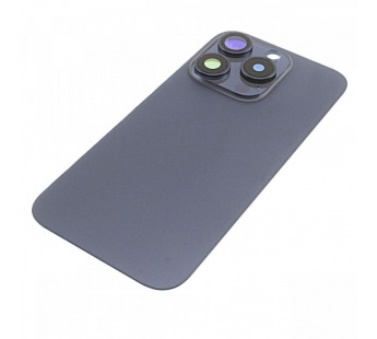 Задняя крышка для iPhone 15 Pro (синий) в сборе, ориг#2162970