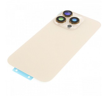 Задняя крышка для iPhone 16 Pro Max (золотой титан) в сборе, ориг#2163287