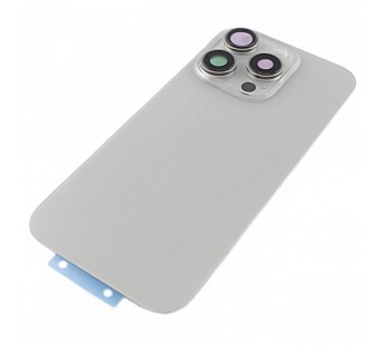 Задняя крышка для iPhone 16 Pro Max (натуральный титан) в сборе, ориг#2163285