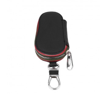 Чехол для автомобильных ключей Mitsubishi (кожа) (черный) тип 3#2162800