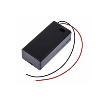 Батарейные отсеки DAIER SBH-9V Батарейный отсек 1x9V Крона скрышкой и выключателем#2162734