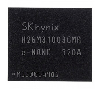 Микросхемы памяти Hynix H26M31003GMR (BGA-153) eMMC Nand Flashпамять 4GByte#2163757