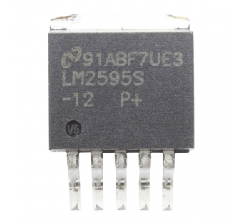 DC-DC преобразователи TI LM2595S-12/NOPB (D2-PAK-5) Step-DownDC-DC преобразователь#2164159