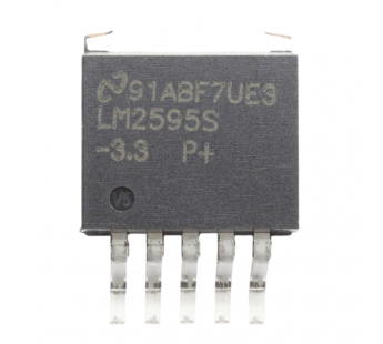 DC-DC преобразователи TI LM2595S-3.3/NOPB (D2-PAK-5) Step-DownDC-DC преобразователь#2164205
