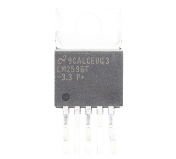 DC-DC преобразователи TI LM2596T-3.3/NOPB (TO-220-5) Step-DownDC-DC преобразователь#2164203