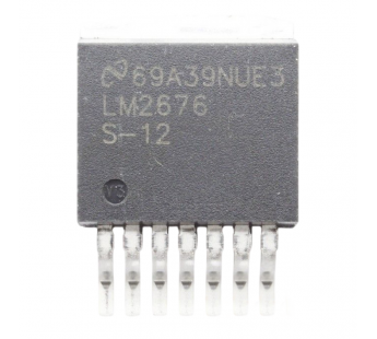 DC-DC преобразователи TI LM2676S-12/NOPB (D2-PAK-7) Step-DownDC-DC преобразователь#2164195