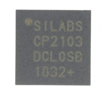 Интерфейсы SILABS CP2103-GMR (VFQFN-28) Контроллер USB-UART#2179080