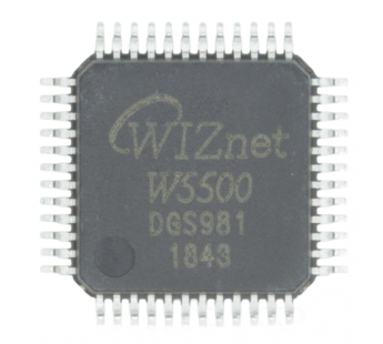 Интерфейсы WIZNET W5500 (LQFP-48) Контроллер Еthernet#2179068