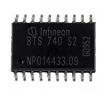 Управление питанием INFINEON BTS740S2 (PG-DSO20) Коммутаторпитания 5-34В 5,5/8,5А 2-х канальный#2186771