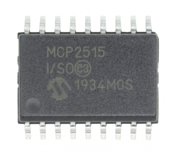 Интерфейсы Microchip MCP2515-I/SO (SO-18) Контроллер CAN шины SPI#2179087