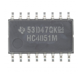 Логические микросхемы TI CD74HC4051NSR (SO-16) Аналоговыймультиплексор#2163477