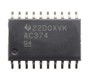 Логические микросхемы TI SN74AC374DWR (SO-20) D-триггер 8-каналов#2163472