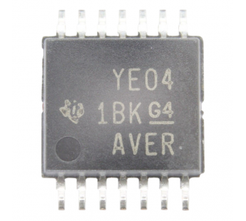 Логические микросхемы TI TXB0104PWR (TSSOP-14)/YE04Преобразователь логического уровня 4-бита#2163490