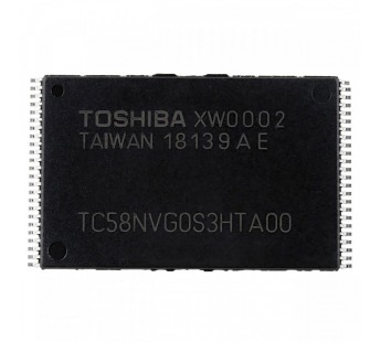 Микросхемы памяти TOSHIBA TC58NVG0S3HTA00 (TSOP-48) NandEEPROM память 128MByte#2163772