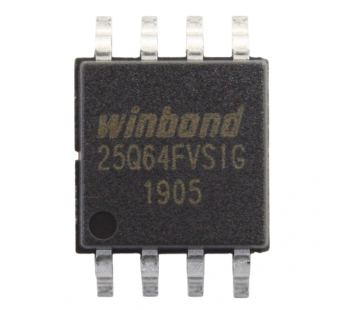 Микросхемы памяти WINBOND W25Q64FVSSIG (SO-8) Флеш-память64Mbit SPI#2163765