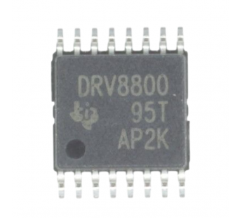 Выходной драйвер TI DRV8800PWPR (HTSSOP-16) Драйверэлектродвигателя мостовой#2163154