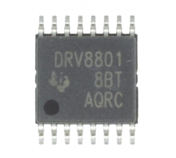 Выходной драйвер TI DRV8801PWPR (HTSSOP-16) Драйверэлектродвигателя мостовой#2163153