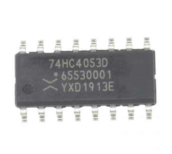 Логические микросхемы Nexperia 74HC4053D (SO-16) Аналоговыймультиплексор#2163210