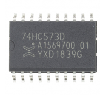 Логические микросхемы Nexperia 74HC573D (SO-20) Регистр защёлка8-раз.#2163208