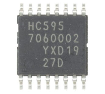 Логические микросхемы Nexperia 74HC595PW (TSSOP-16) Сдвиговыйрегистр 8-раз.#2163207