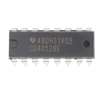 Логические микросхемы TI CD4052BE (DIP-16) Аналоговыймультиплексор#2163335