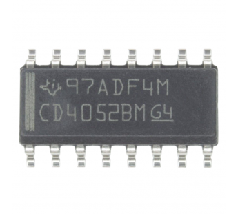 Логические микросхемы TI CD4052BM96 (SO-16) Аналоговыймультиплексор#2163328