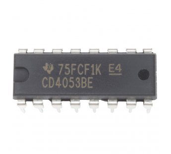 Логические микросхемы TI CD4053BE (DIP-16) Аналоговыймультиплексор#2163324