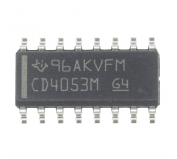 Логические микросхемы TI CD4053BM (SO-16) Аналоговыймультиплексор#2163321