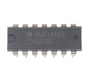 Логические микросхемы TI CD4093BE (DIP-14) Логический элемент 2И-НЕс триггерами Шмитта#2163308