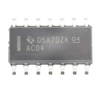 Логические микросхемы TI SN74AC04DR (SO-14) Логический элемент НЕ#2163475