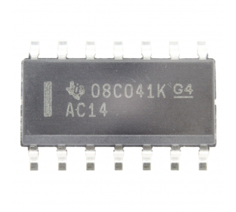 Логические микросхемы TI SN74AC14DR (SO-14) Триггер Шмитта синвертором#2163473