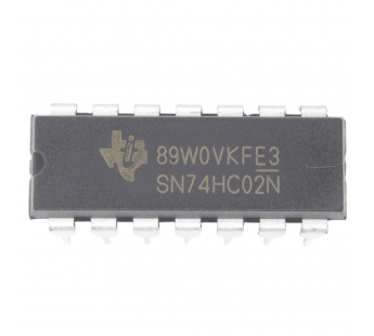 Логические микросхемы TI SN74HC02N (DIP-14) Логический элемент2ИЛИ-НЕ 4-канала#2163464