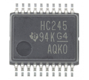 Логические микросхемы TI SN74HC245DBR (TSSOP-20) Шинныйприемопередатчик#2163457