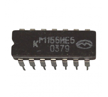 Логические микросхемы Россия КМ155ИЕ5 (DIP-14) Двоичный счетчик#2163507