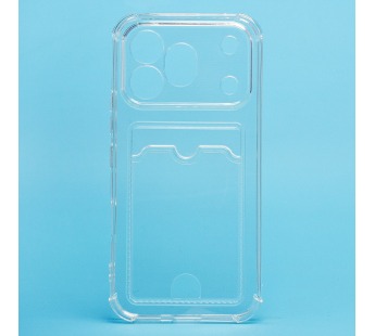 Чехол-накладка - SC276 с картхолдером для "Honor 600 Pro" (transparent) (245011)#2165136