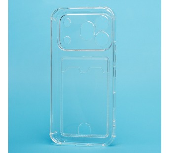 Чехол-накладка - SC276 с картхолдером для "Honor 600 Pro" (transparent) (245011)#2166735