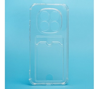 Чехол-накладка - SC276 с картхолдером для "Xiaomi Redmi Note 15 Pro 5G" (transparent) (245010)#2166727