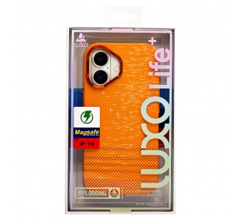 Чехол-накладка Luxo Creative PC для "Apple iPhone 16" (M004) (orange) (245180)#2163571