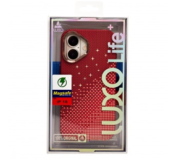 Чехол-накладка Luxo Creative PC для "Apple iPhone 16" (M020) (dark red) (245225)#2163566