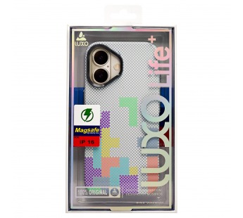 Чехол-накладка Luxo Creative PC для "Apple iPhone 16" (M036) (silver) (245260)#2163561