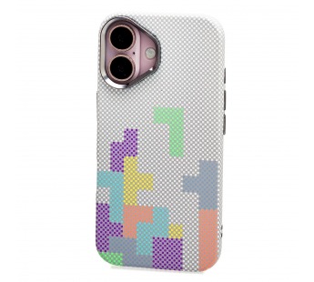 Чехол-накладка Luxo Creative PC для "Apple iPhone 16" (M036) (silver) (245260)#2165183